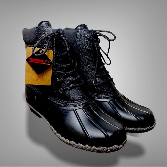 WEATHERPROOF VINTAGE MEN’S ADAM DUCK BOOTS - Picture 4 of 5